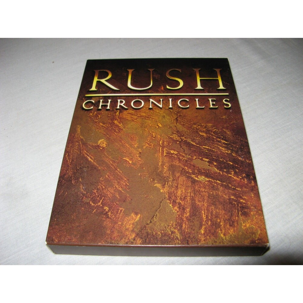 Rush - Chronicles The DVD Collection (DVD, 2001) 2 Cds + 1 DVD + Booklet